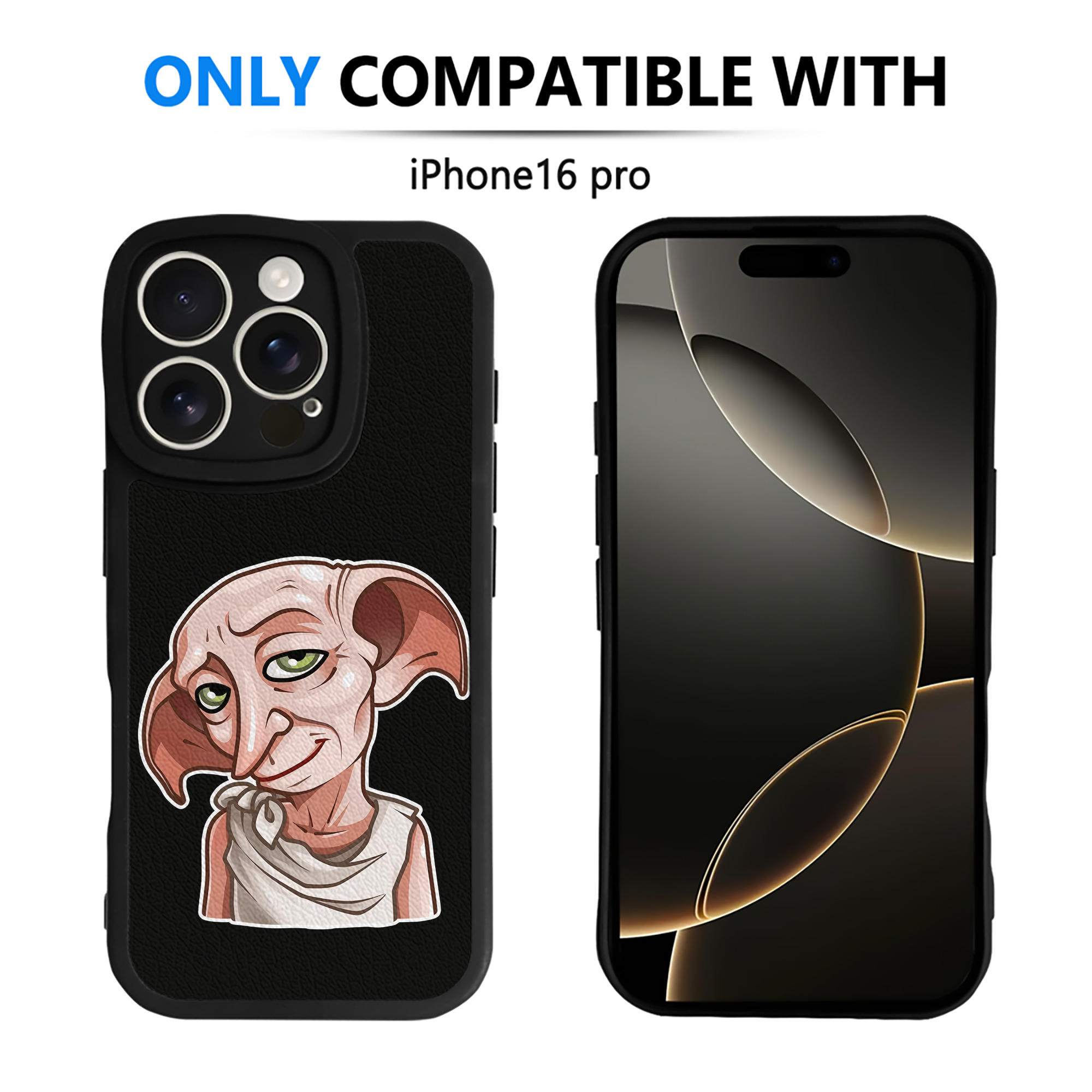 （画像用） Harry Potter ハリー・ポッターシリーズ 【iPhone 16シリーズ対応】シリコンスマホケース（レザー調） 材質：シリコン